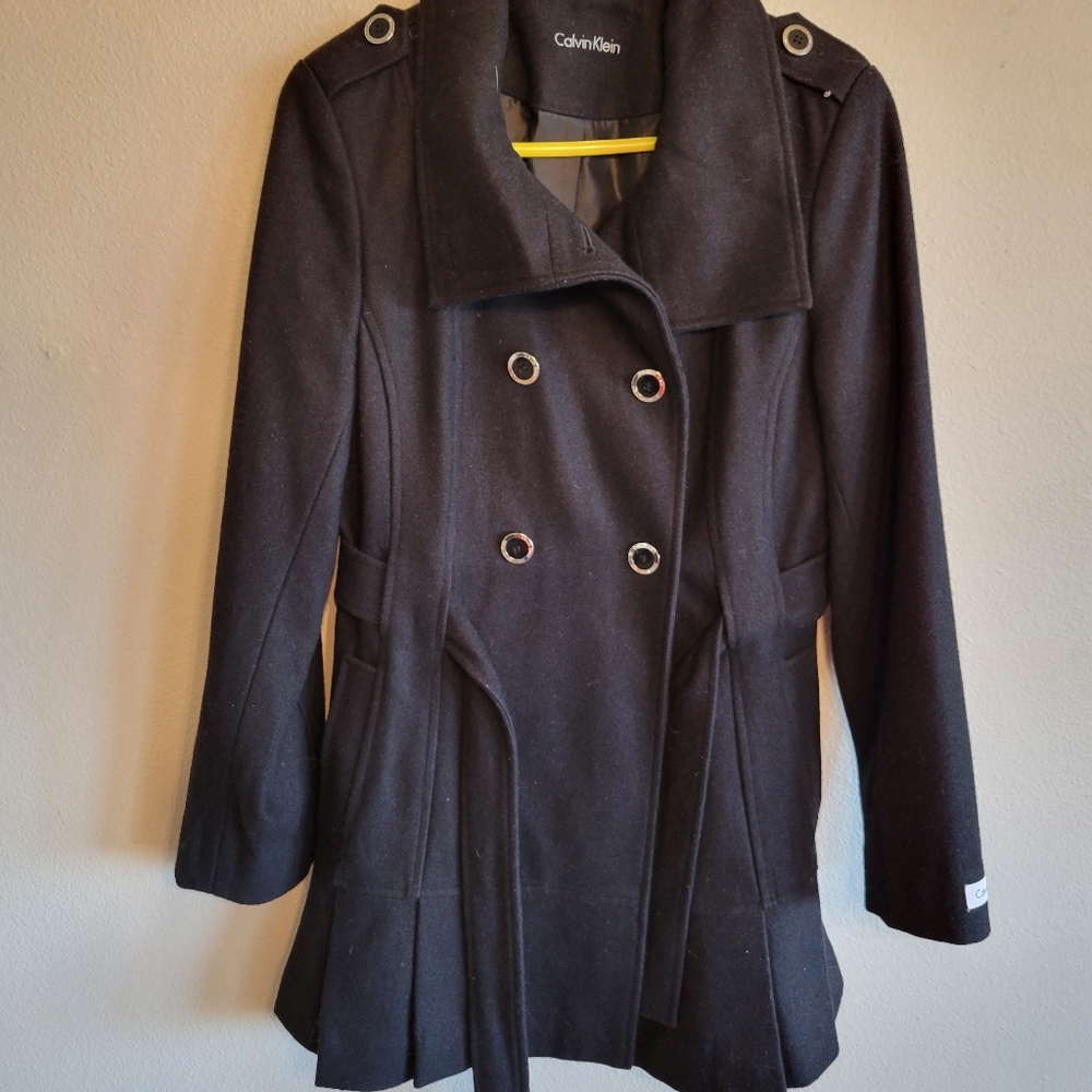 Calvin Klein Wool Peacoat